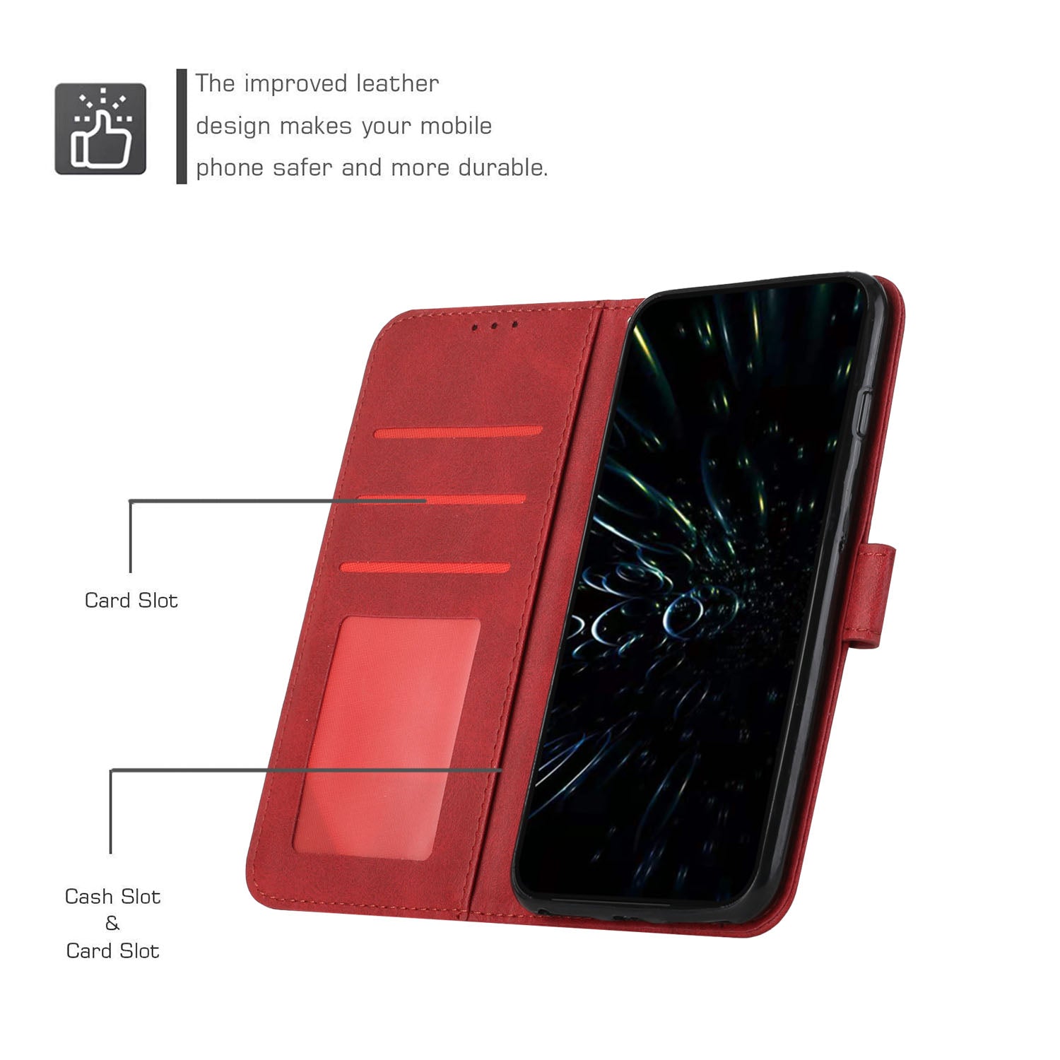 For Samsung Galaxy S23 FE Protective Phone Case PU Leather Stand Wallet Cover with Strap For Samsung Galaxy S23 FE Protective Phone Case PU Leather Stand Wallet Cover with Strap